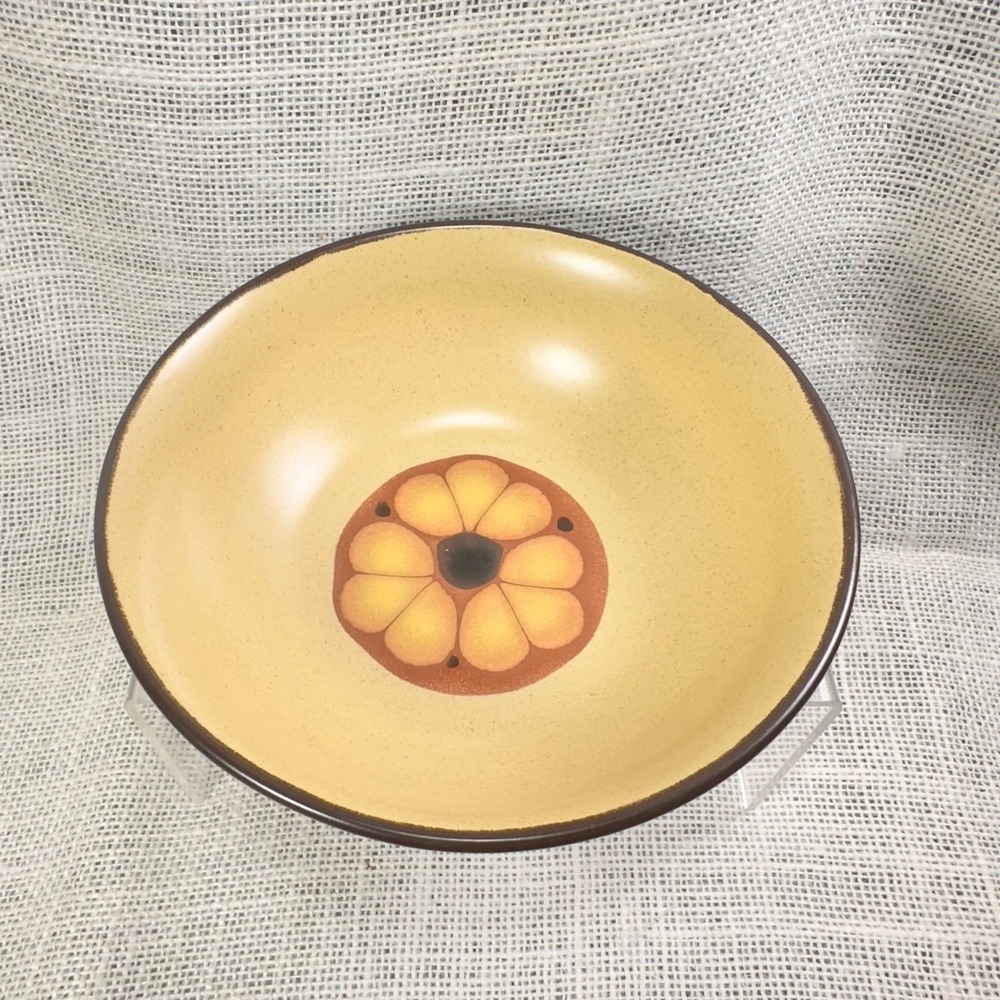 Noritake Folkstone Safari 8501 Coupe Cereal Bowl 6" Japan 2" Tall Boho Vintage